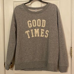 Gray Crewneck Sweatshirt